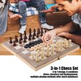 thumbnail image 1 of Juguete De Ajedrez, Juegos De Ajedrez Ligeros 3 En 1, Viajes De Ancianos Para Adultos Y Niños Crtynell Descripción de la referencia, 1 of 5