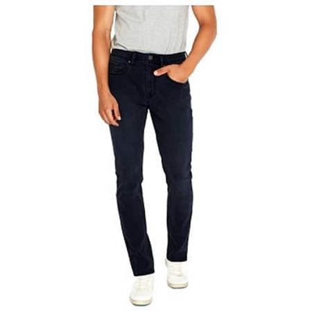 Buffalo David Bitton Men's Jackson-X Straight Stretch Denim Jeans (Dk Blue, 34W x 30L)
