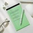 thumbnail image 4 of WHEANG Colored Legal Writing Wide Ruled 50 Sheets Per Notepad Perforated Writing Notepad For School College Business, 4 of 9