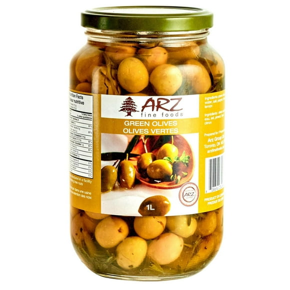 Arz Green Olives, 1Ltr