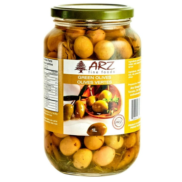 Arz olives vertes 1Ltr