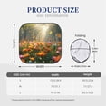 thumbnail image 3 of Balery 2 Piece Butterflies In Flower Field Car Windshield Sun Shade|Foldable Front Windshield Shade for Car Front Window for Most Sedans SUV Truck-Large, 3 of 7
