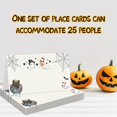 UrbanMingle Halloween Table Place Cards, Editable Name Place Cards, 25