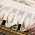 thumbnail image 4 of Paño de prueba, paño de prueba profesional Paño de prueba Couche (29" x 18") para baguettes - Lino de algodón natural, 4 of 8
