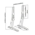 Impact Mounts UNIVERSAL TV STAND BASE TABLETOP VESA PEDESTAL MOUNT FOR