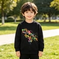 thumbnail image 5 of Toddler Boys Cotton Pullover Crewneck Sweatshirt Long Sleeve Cartoon Shirt Sweaters Tops for 6-12 Months 12-24 Months 2T 3T 4T 5T 6T 7T 8T 9T Children 5-6 Years, 5 of 5