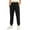 Black, variant on CPNG Children's Thin Jogger Sweatpants Straight Leg Elastic High Waist Casual Loose Cozy Sports Pants with Pocket(Pink,18-24 Months)