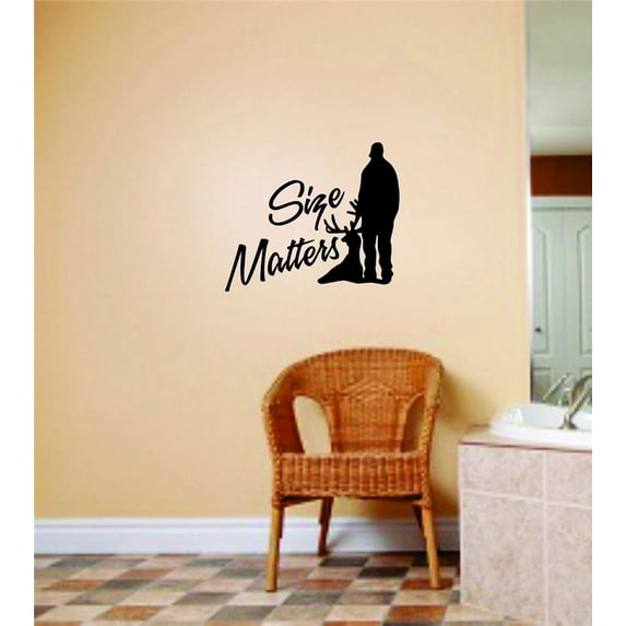 Custom Wall Decal Matters Buck / Moose Animal Hunting Graphic Sticker Vinyl s For Walls 8 X 8"