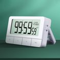 thumbnail image 3 of Yeacher Multifunctional Timer Digital Kitchen Timer with Big Digits Magnetic Backing 12/24 Hour Clock Alarm Count Up & Count Down Timer for Cooking Baking Studying Sports Games Office School, 3 of 7