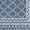 Blue & Cream, variant on 5x8 Water Resistant, Indoor Outdoor Rugs for Patios, Front Door Entry, Entryway, Deck, Porch, Balcony | Outside Area Rug for Patio | Blue, Diamond | Size: 5'3'' x 7'3''