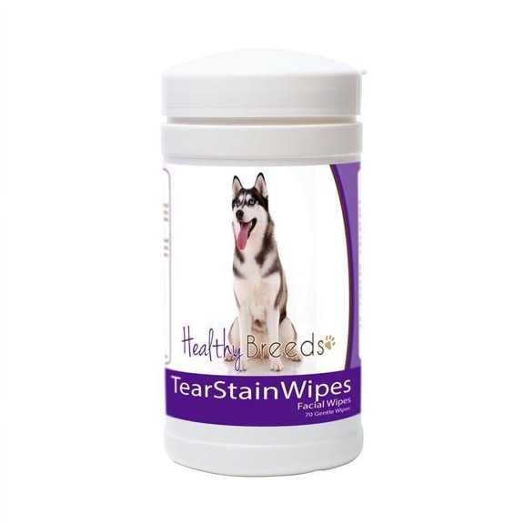 Healthy Breeds 840235152972 Siberian Husky Tear Stain Wipes