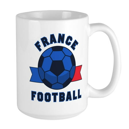 

CafePress - France Football Mugs - 15 oz Ceramic Large Mug