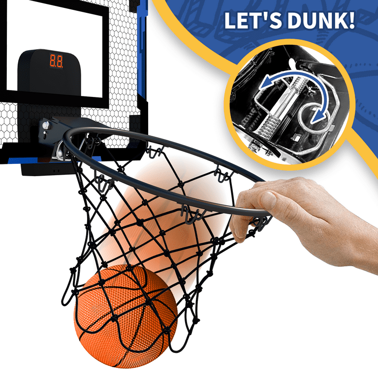 QDRAGON Mini Basketball Hoop with Electronic Scorer, Mini Hoop
