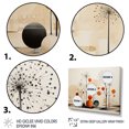 thumbnail image 3 of Designart Minimalism framed wall Art, Minimalist Oasis Beige and Beige Mid Century , Minimalism Large framed wall art decor, Beige Modern White Framed Wall Art, White Color Frame, 3 of 5