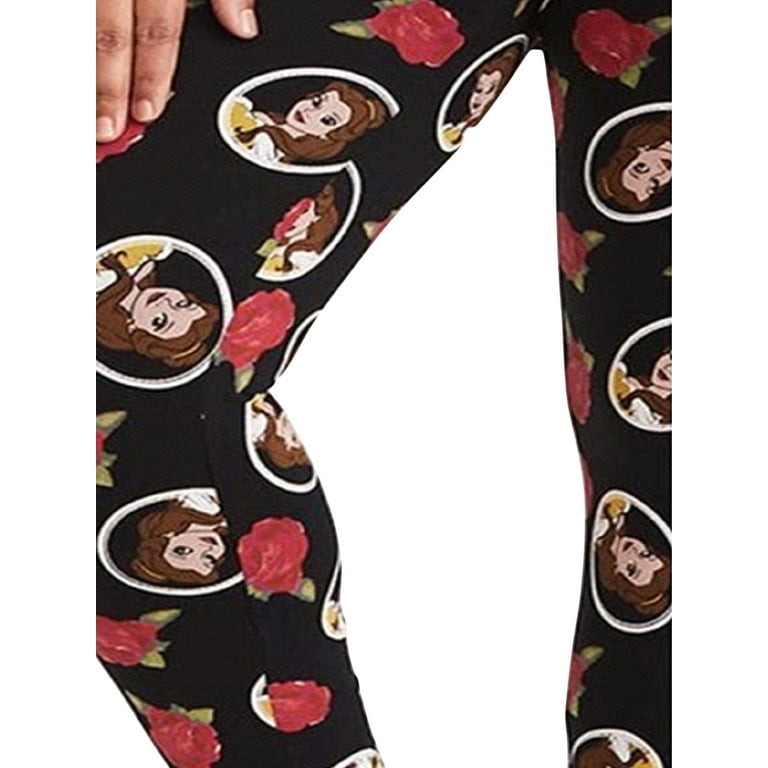 Beauty and the beast leggings plus size hotsell
