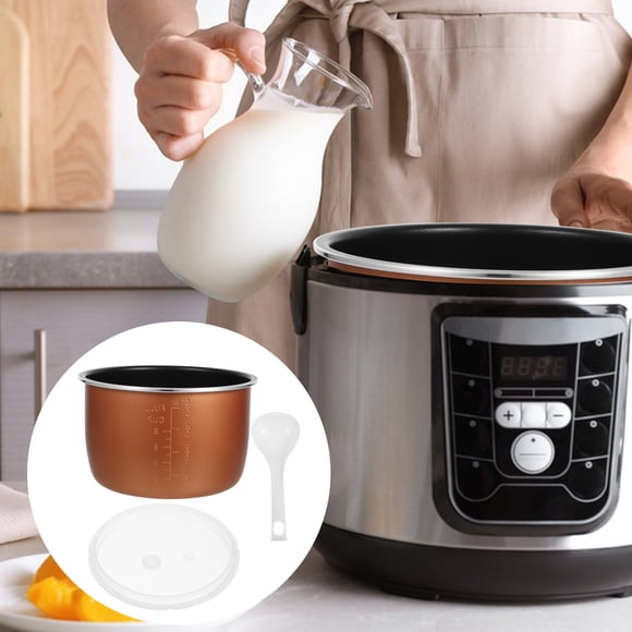 MERRYHAPY 1Jgo Olla Interior De Acero Inoxidable Para Arrocera Repuesto Resistente Y Duradero