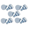 thumbnail image 1 of Unique Bargains M4x8mm Flat Knurled Head Fully Threaded Thumb Screws Bolts Fastener 10pcs, 1 of 3