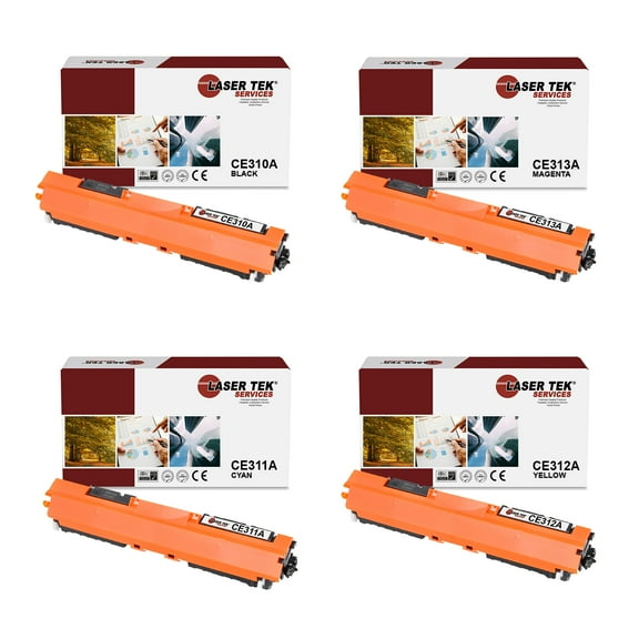 4Pk LTS 126A B C M Y Compatible for HP LaserJet Pro CP1025 CP1025NW Toner