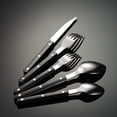 thumbnail image 1 of Black, 5 piece cutlery set, 1 of 6