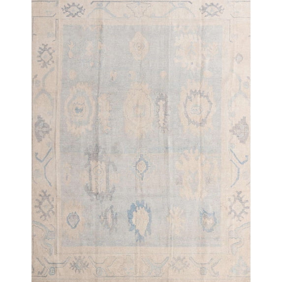 Ahgly Company Indoor Rectangle Abstract Silver Pink Oriental Area Rugs, 3' x 5'