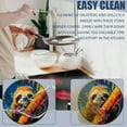 thumbnail image 3 of Gas Stove Burner Cover,Electric Stove Top Protector,Easy to Clean,Sloth in a Tropical Paradise of Colors, 3 of 7