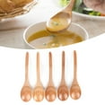 thumbnail image 3 of 5Pcs Wooden Spoons Honey Wooden Soup Spoons Behangroller Teaspoon With Long Handle For Eating Mixing Stirring Cooking, 3 of 8