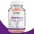 thumbnail image 6 of (5 pack) Elderberry Sambucus Gummy Vitamins Men & Women by Health Dose 100 Gummies. With Propolis Extract, Echinacea, Vitamin C, Delicious Raspberry Flavor, Vegan - Gluten-Free, Defense, Immune, 6 of 8