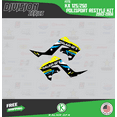 thumbnail image 2 of Kalair GFX Graphics Kit for Kawasaki KX250 POLISPORT RESTYLE (2003-2008) Division Series, 2 of 5
