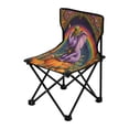 thumbnail image 2 of Folding Chair Camping Chair For Camping Picnicking Outdoor Beach and Travel Cute Purple Elephant, 2 of 8