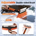 thumbnail image 4 of Gymax 4 in 1 Extendable Snow Shovel 42'' Ice Scraper for Car Windshield 180-Degree Rotation Brush Head, 4 of 9