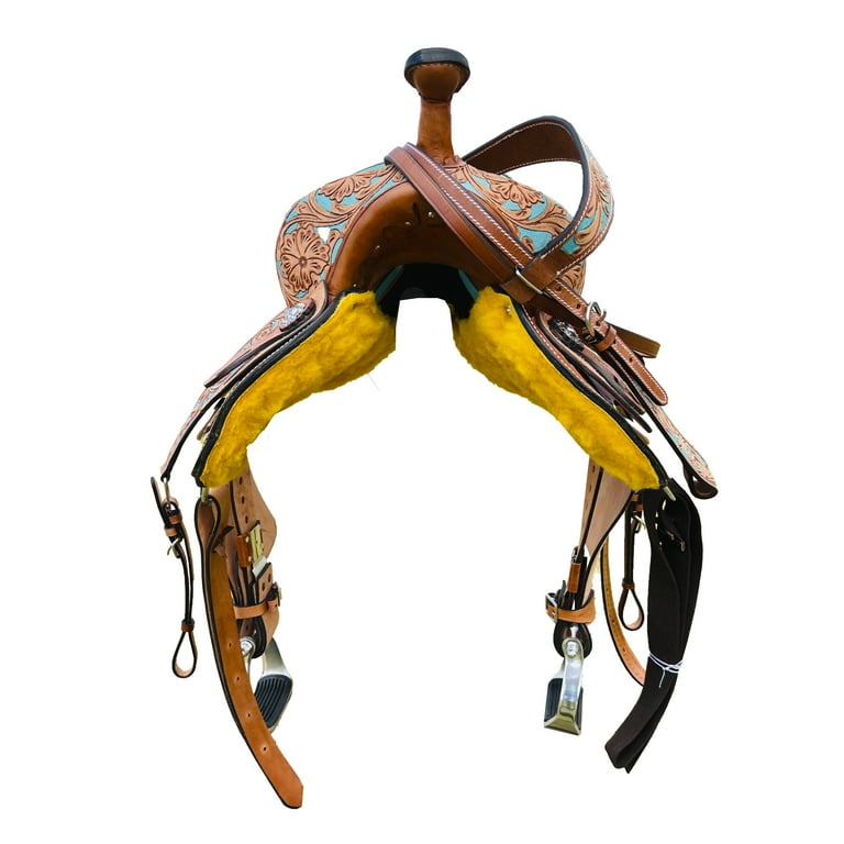Resistance Youth Western Horse Barrel Saddle For Horse