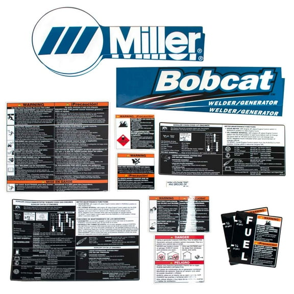 Miller 228122 Label Kit for Bobcat 250