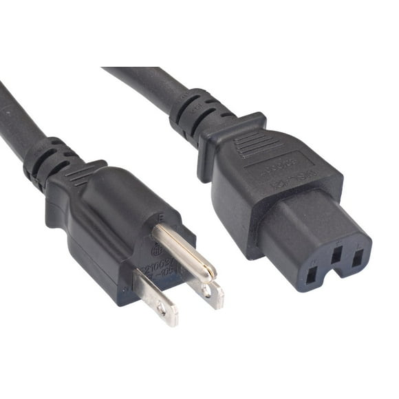 Cable de alimentación Cablelera ZWACPEAD-10 3m 15A 125V Negro