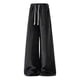 thumbnail image 2 of Ceisia Men Solid Color Corduroy Drawstring Pants Elastic Waist Tapered Leg Gift Trousers, 2 of 6