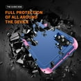 thumbnail image 6 of Feishell for Samsung Galaxy A13 5G Durable Rugged Case, [Three Layers Protection] [Military Grade Drop Protection] Heavy Duty Shockproof Anti-Scratch Support Wireless Charging Phone Case, Blue+Pink, 6 of 7