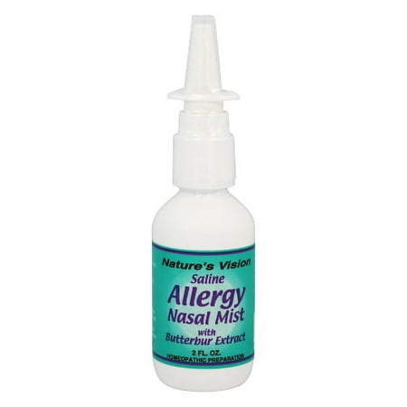 Natures Vision Allergy Nasal Mist with Butterbur Extract, 2 Oz
