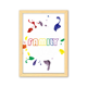 thumbnail image 1 of La familia LGBT bandera del arco iris Cuadro de madera decorativa marco de casa A4, 1 of 3