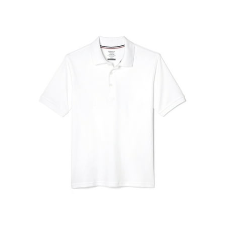 French Toast Boys School Uniform Short Sleeve Interlock Polo Shirt (Little Boys & Big Boys)