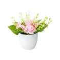 thumbnail image 1 of Ltdhehe Roses MiGe en Pot Réalistes pour Décoration Intérieure Extérieure, 1 of 5