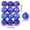 Blue, variant on Christmas Ornaments 24ct Navy Blue Christmas Ball Ornaments Shatterproof Plastic Christmas Tree Decorations for Xmas Party Home Office Holiday Decor -Medium Size (1.58"/ 40mm)