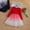 Red, variant on Girls Long Sleeve Ombre Tulle Dress with Star Glitter, Navy Blue Tutu Party Dress for Birthday Christmas Holiday, Size 4-10 Years,Size 7-8 T