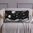 thumbnail image 6 of Disketp Cosmic Landscape Celestial Art Pillowcase, Queen Size Pillow Cases for Bedroom,Office,Sofa, Pillow Cover with Envelope Closure - 20x36in, 6 of 7