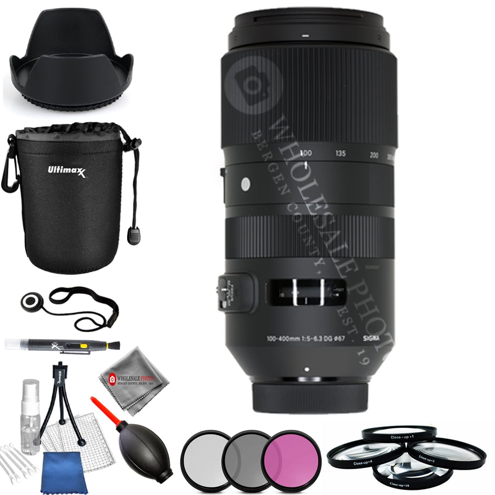 Sigma 100400mm f/56.3 DG OS HSM Contemporary Lens (Nikon F) Pro Kit