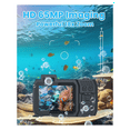thumbnail image 3 of Waterproof Camera 4K 65MP Underwater with 64G Card, for Snorkeling Autofocus Selfie Dual-Screen Orange, 3 of 4
