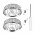 thumbnail image 6 of 2Pc 2.8" Bugs Flying Insect Furnace Screen F RV Vent Camper Steel Mesh Cover, 6 of 7