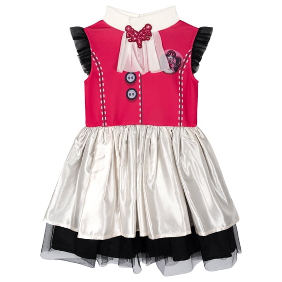 Monster High Big Girls' Cosplay Dress Fuchsia Black