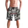 thumbnail image 4 of ALAZA Men's Swim Trunks Skull Cactus Beach Shorts with Pockets L, 4 of 6