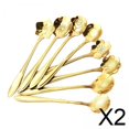 thumbnail image 1 of 2 X 8 Piezas De Cucharas Para Batidos, Vajilla, Cuchara De Té Reutilizable Para En La Barra De Fiestas, 1 of 10