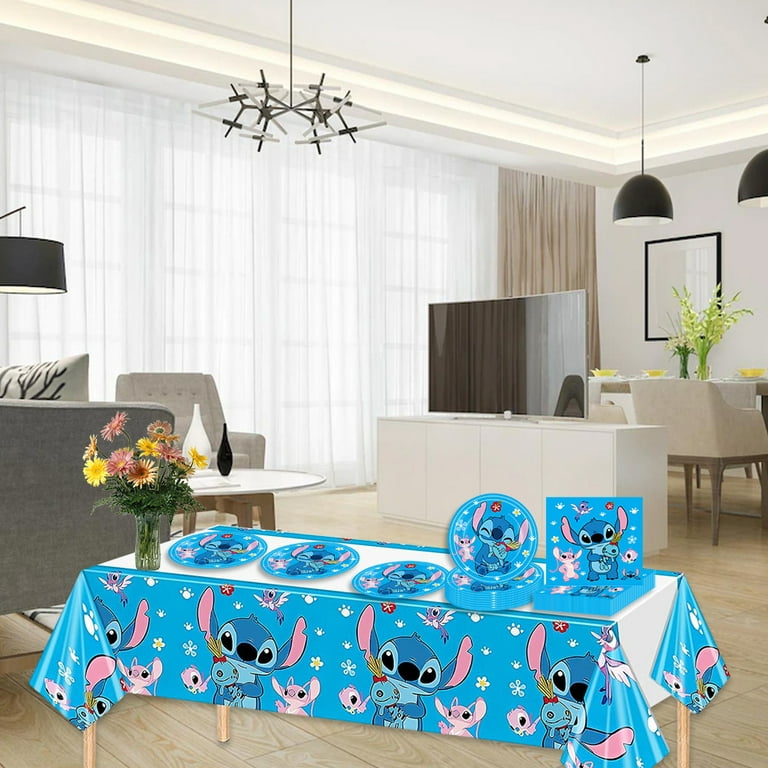 Hysnol Party Supplies, 20 Plates and 20 Napkins, for Lilo and Stitch Theme  Birthday Party Decorations