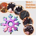 thumbnail image 5 of Snowflake Multi Tool 18 In 1 Snowflake Screwdriver All-purpose Tool Stainless Steel Handheld Bottle Opener Christmas Gift, 5 of 5